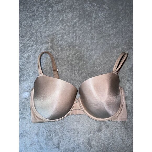 VICTORIA'S SECRET Lined Demi UnderwireBra Beige Sz 34DDD 36007682 - Picture 2 of 7